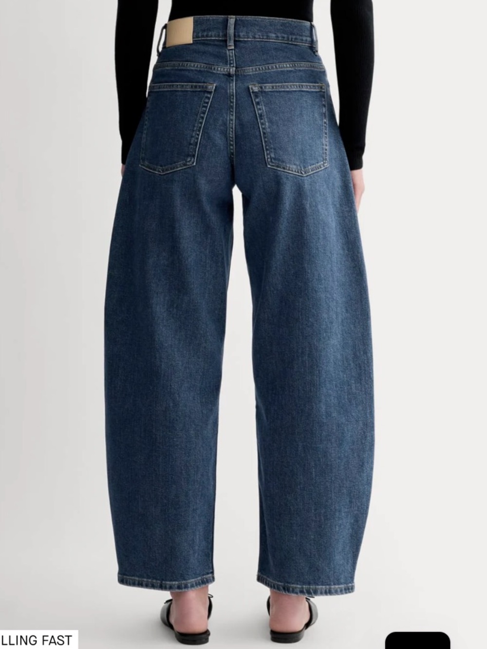 Everlane The Way High Curve Jean Ocean Size 28R - Picture 3 of 7